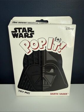 Disney Star Wars Darth Vader Pop It! Fidget Toy - Black
